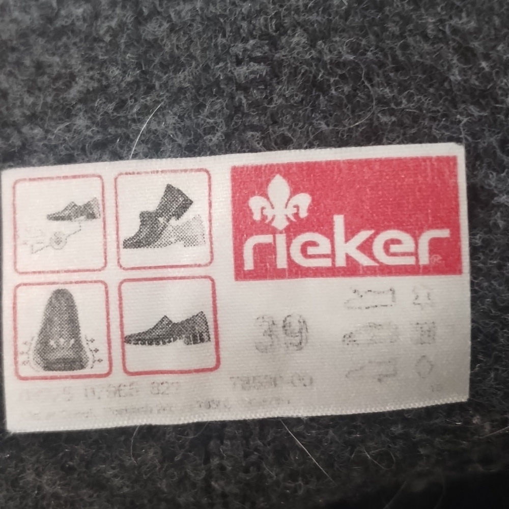 Rieker Black Ankle Booties - Picture 3 of 4